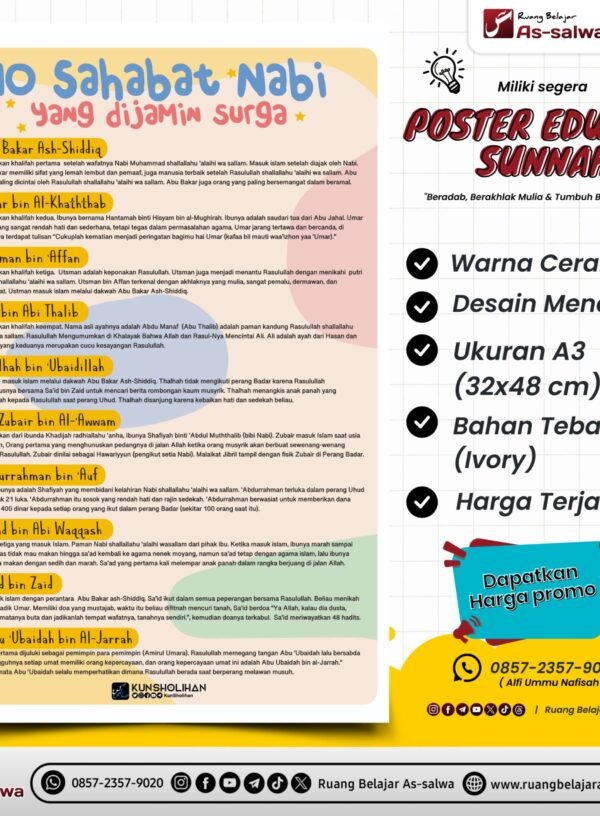 10 Sahabat Nabi yang dijamin Surga